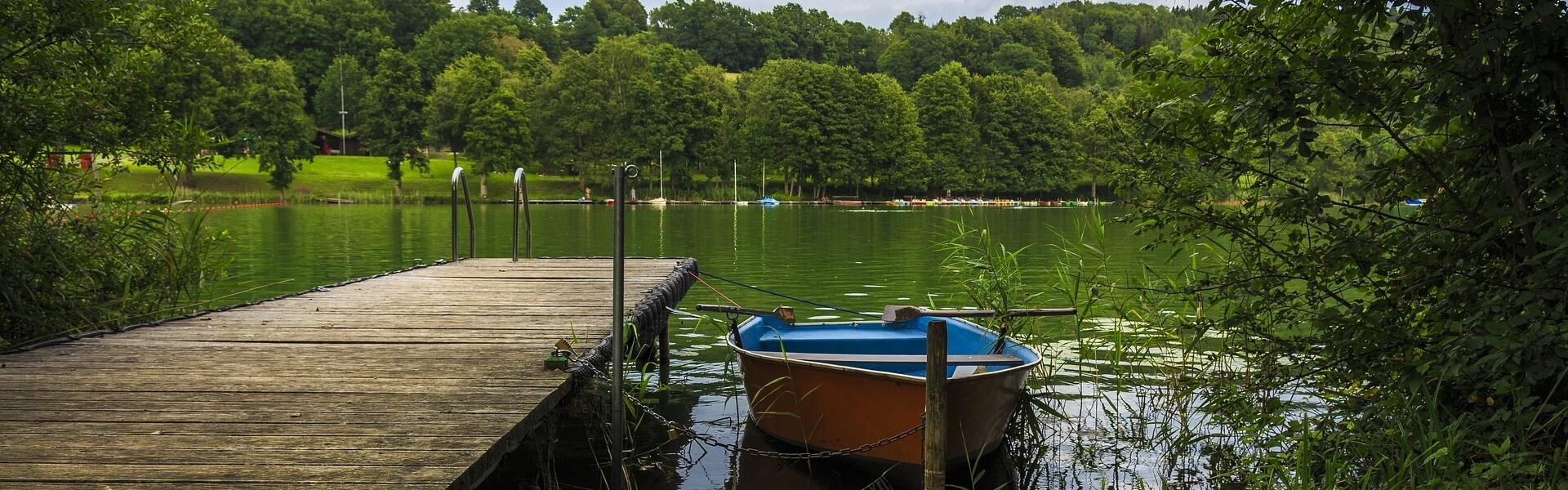 Peche lac bateau